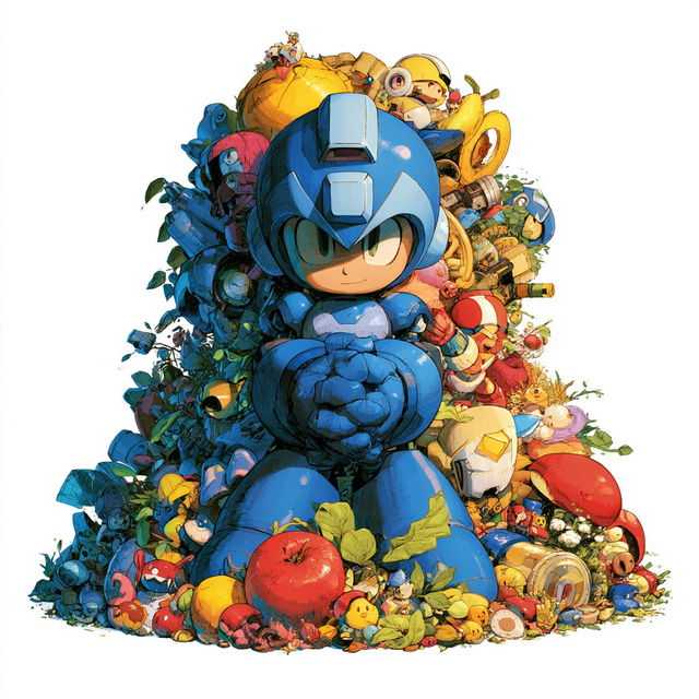 Keiji Inafune style, Midjourney V8.2, render 4 of 4