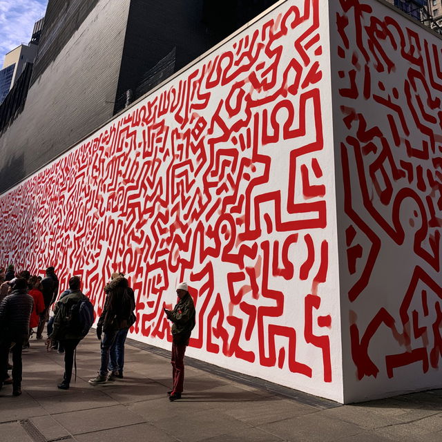 Keith Haring style, Midjourney V8.2, render 4 of 4