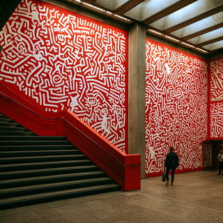 Keith Haring style, Midjourney V8.2, render 3 of 4