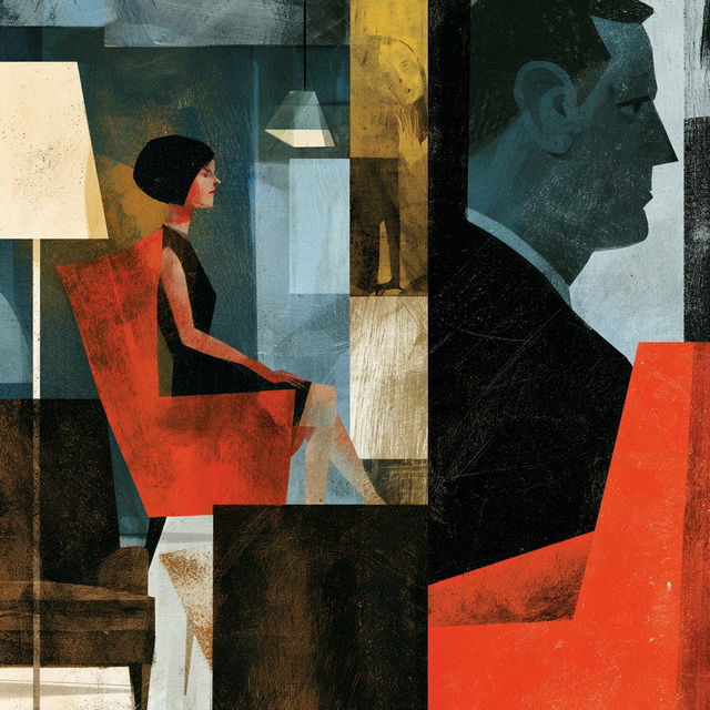 Keith Negley style, Midjourney V8.2, render 2 of 4