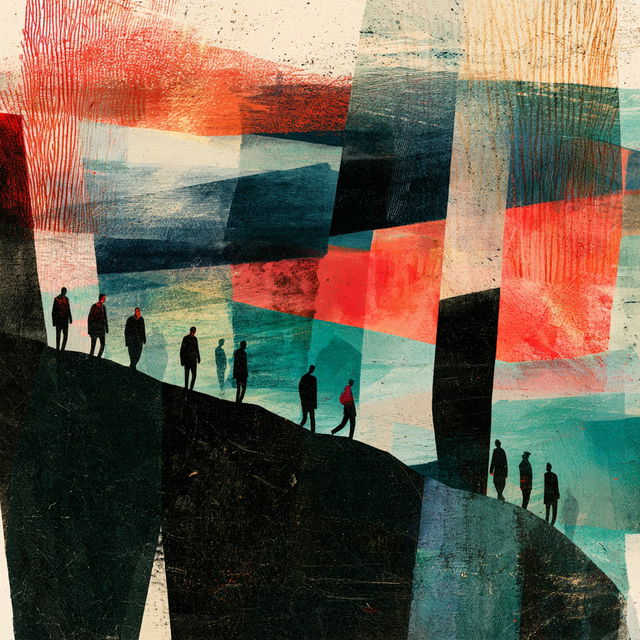 Keith Negley style, Midjourney V8.2, render 3 of 4