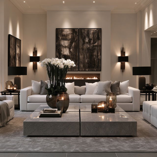 Kelly Hoppen style, Midjourney V8.2, render 2 of 4