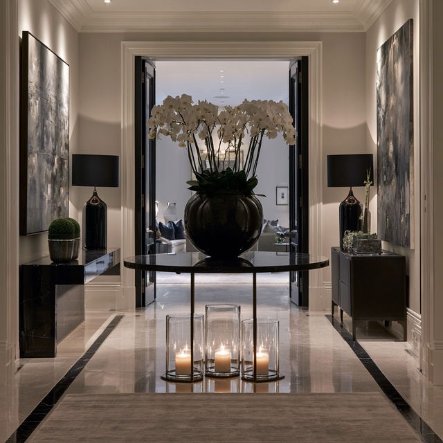 Kelly Hoppen style, Midjourney V8.2, render 1 of 4