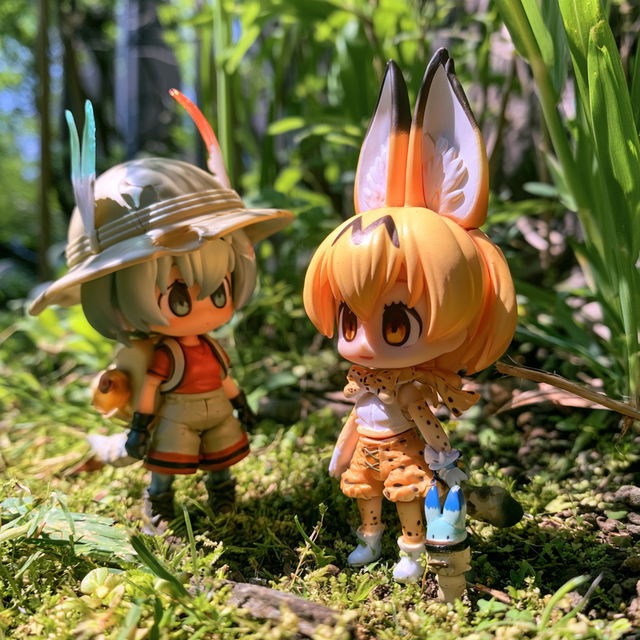 Kemono Friends style, Midjourney V8.2, render 3 of 4