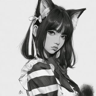 Kemonomimi anime style style, Midjourney V8.2, render 3 of 4