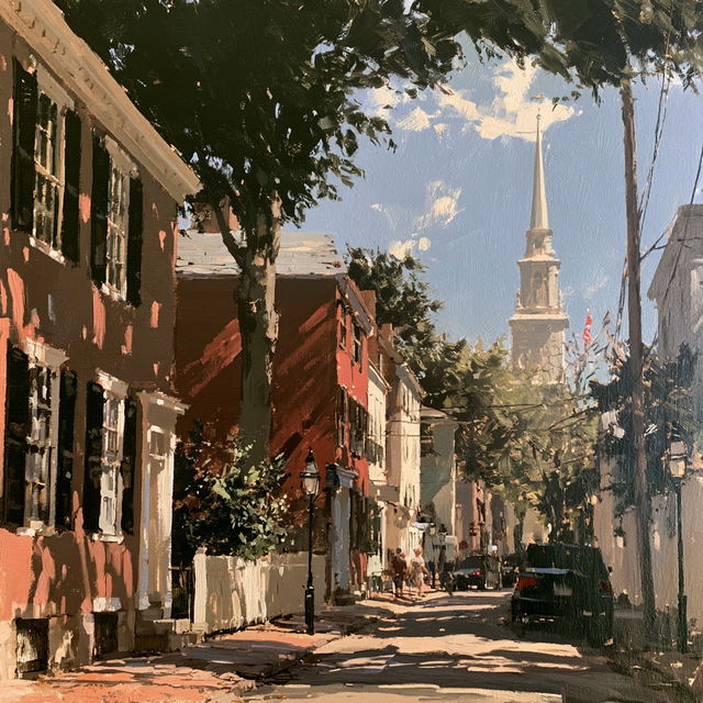 Ken Howard style, Midjourney V8.2, render 2 of 4