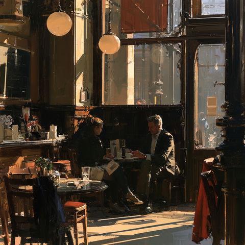 Ken Howard style (Painters), Midjourney V8.2