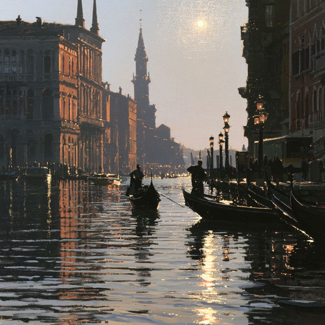 Ken Howard style, Midjourney V8.2, render 3 of 4