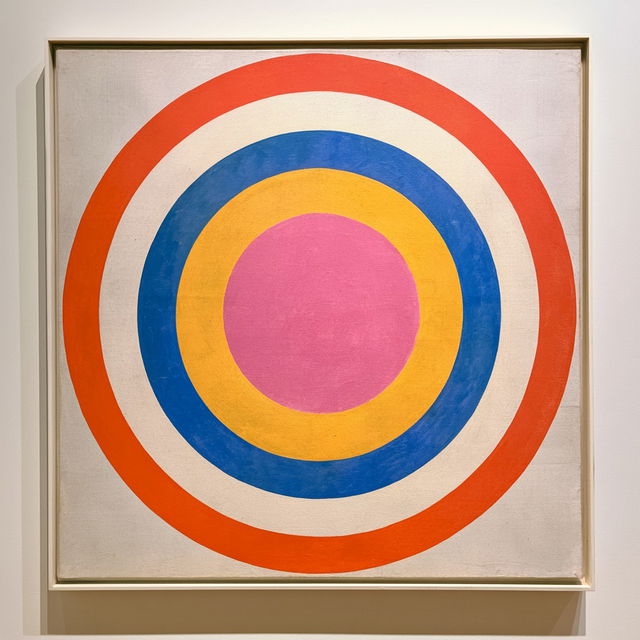 Kenneth Noland style, Midjourney V8.2, render 3 of 4