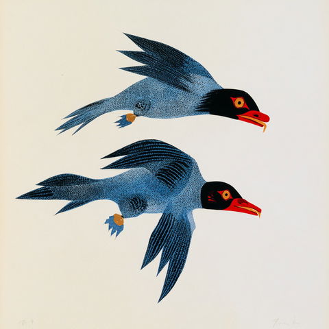 Kenojuak Ashevak style (Painters), Midjourney V8.2