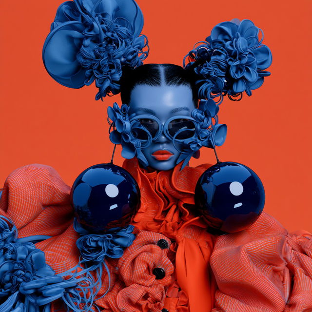 Kenzo style, Midjourney V8.2, render 2 of 4