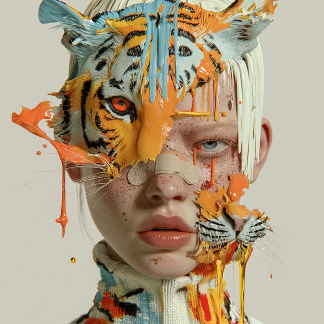 Kenzo style, Midjourney V8.2, render 4 of 4
