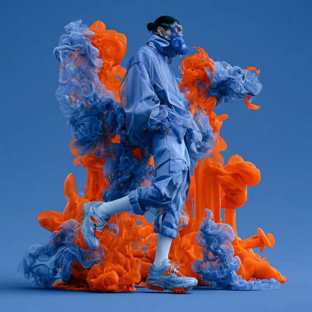 Kenzo style, Midjourney V8.2, render 3 of 4