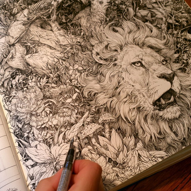 Kerby Rosanes style, Midjourney V8.2, render 2 of 4