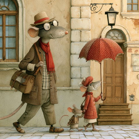Kestutis Kasparavicius style (Illustrators), Midjourney V8.2