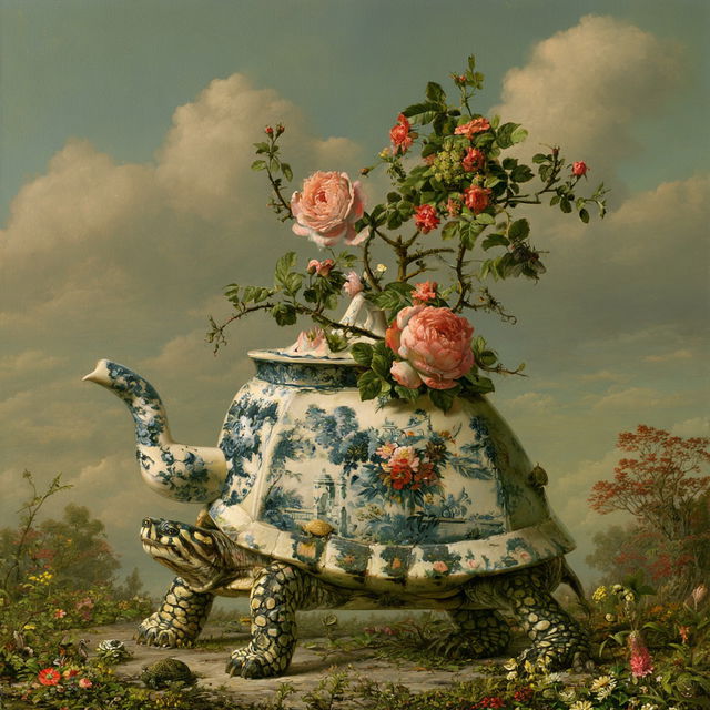 Kevin Sloan style, Midjourney V8.2, render 3 of 4