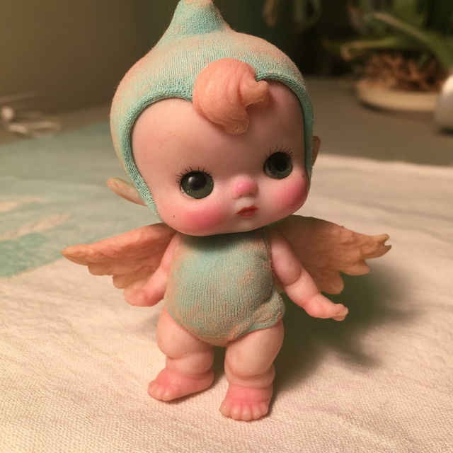Kewpie doll style, Midjourney V8.2, render 2 of 4
