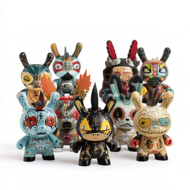 Kidrobot style, Midjourney V8.2, render 2 of 4