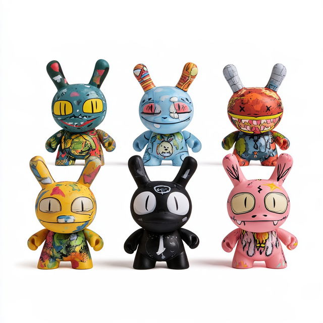 Kidrobot style, Midjourney V8.2, render 3 of 4
