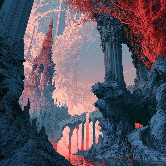 Kilian Eng style, Midjourney V8.2, render 2 of 4