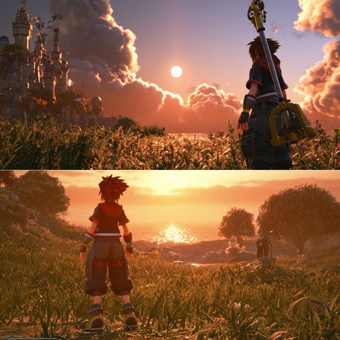 Kingdom Hearts style (Titles), Midjourney V8.2
