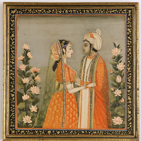 Kishangarh painting style (Genres), Midjourney V8.2
