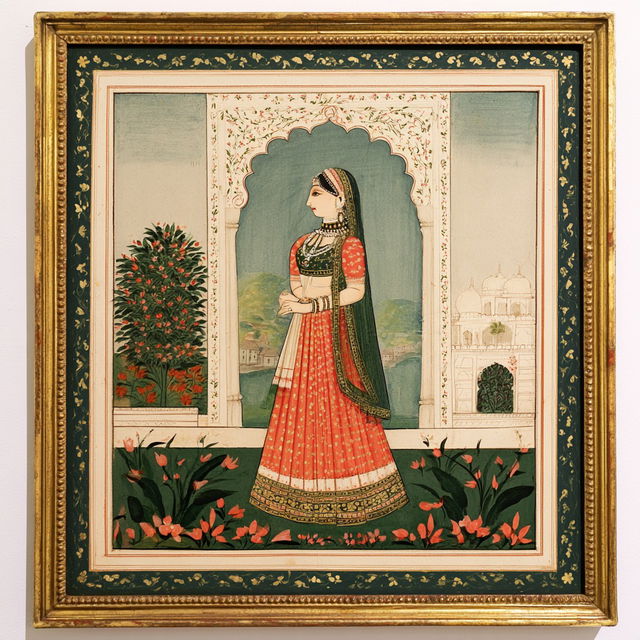 Kishangarh painting style, Midjourney V8.2, render 4 of 4