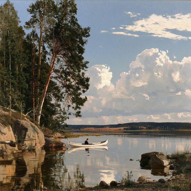 Kitty Lange Kielland style, Midjourney V8.2, render 1 of 4