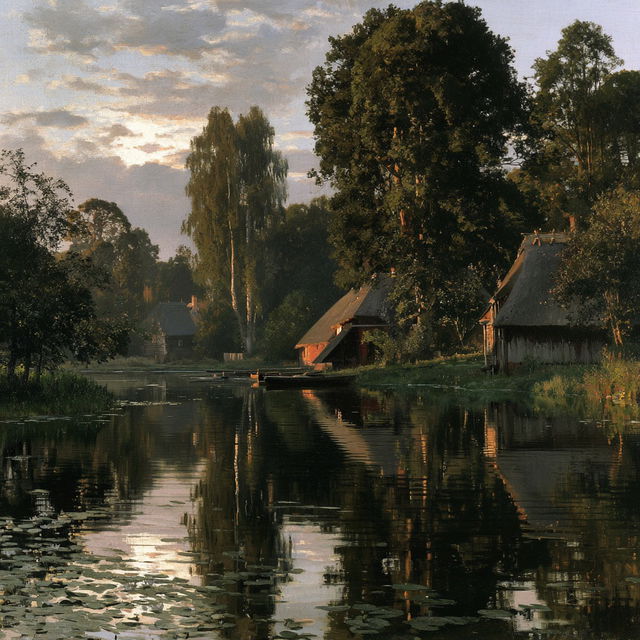 Kitty Lange Kielland style, Midjourney V8.2, render 3 of 4