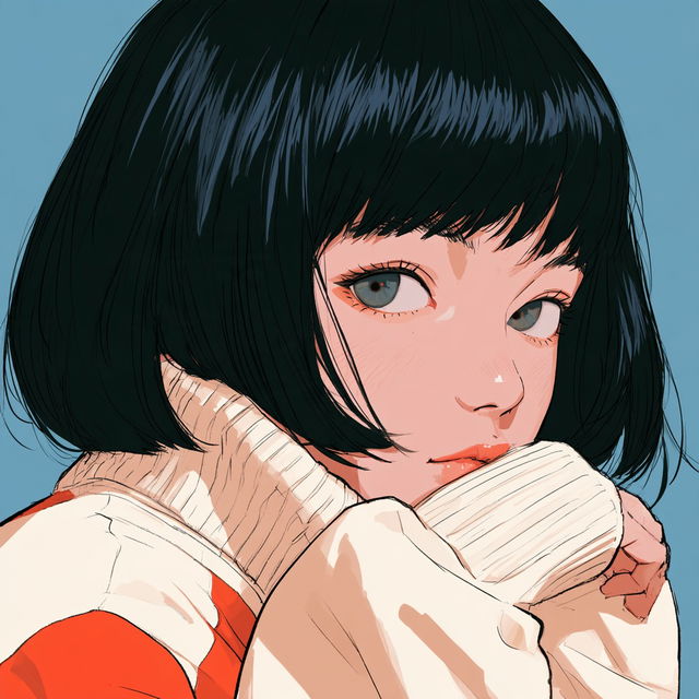 Kodomomuke anime style style, Midjourney V8.2, render 2 of 4