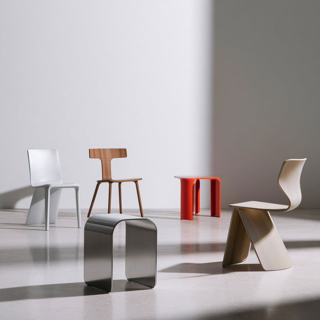 Konstantin Grcic style, Midjourney V8.2, render 2 of 4