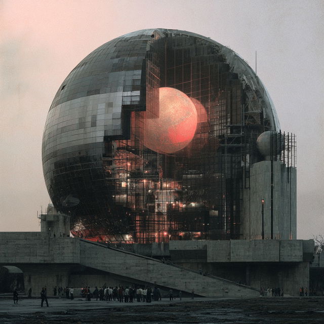 Konstantin Melnikov style, Midjourney V8.2, render 2 of 4