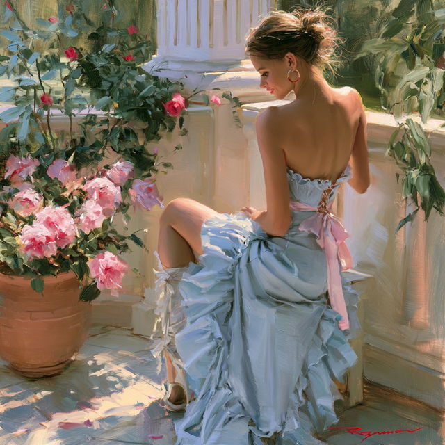 Konstantin Razumov style, Midjourney V8.2, render 1 of 4