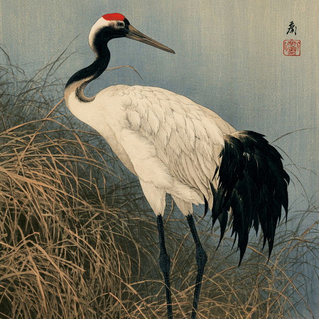 Koson Ohara style, Midjourney V8.2, render 2 of 4