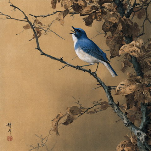 Koson Ohara style (Painters), Midjourney V8.2