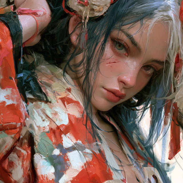 Krenz Cushart style, Midjourney V8.2, render 3 of 4