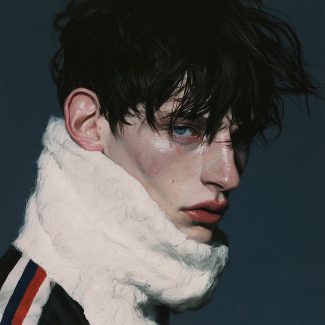 Kris Van Assche style, Midjourney V8.2, render 4 of 4