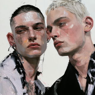 Kris Van Assche style, Midjourney V8.2, render 3 of 4