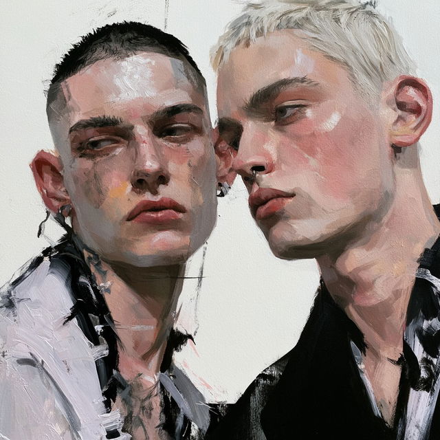 Kris Van Assche style, Midjourney V8.2, render 3 of 4
