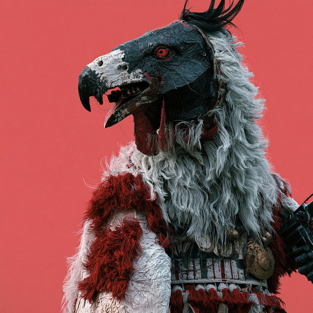 Kukeri style, Midjourney V8.2, render 2 of 4