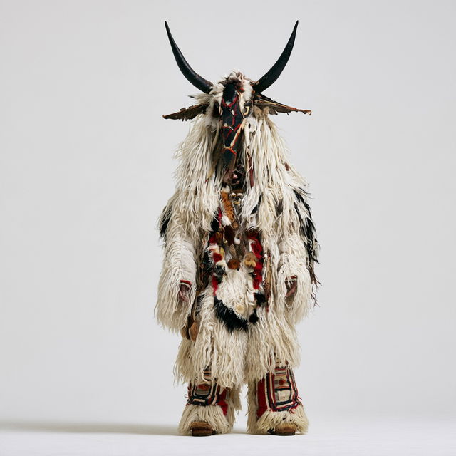Kukeri style, Midjourney V8.2, render 4 of 4