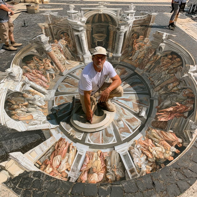 Kurt Wenner style, Midjourney V8.2, render 1 of 4