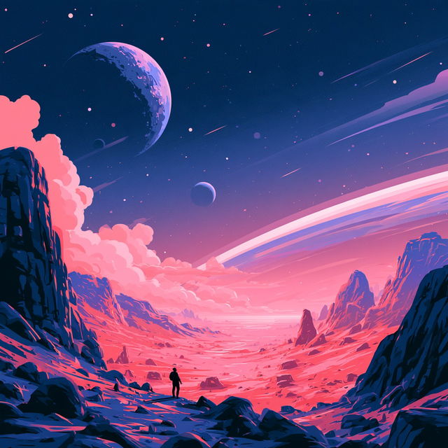 Kurzgesagt style, Midjourney V8.2, render 2 of 4