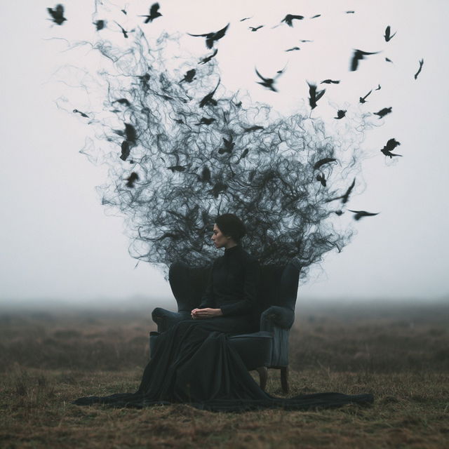 Kylli Sparre style, Midjourney V8.2, render 3 of 4