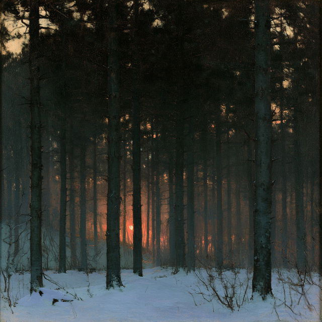 L. Birge Harrison style, Midjourney V8.2, render 4 of 4