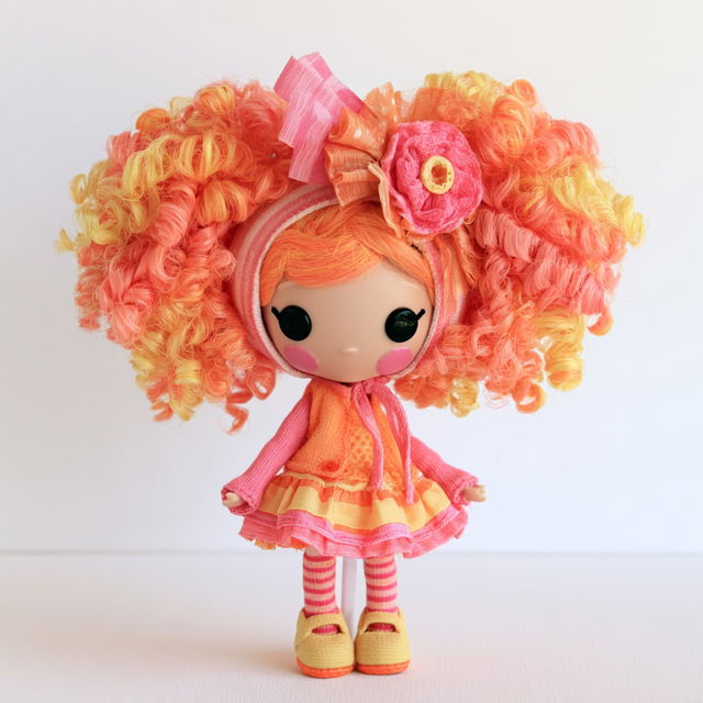 Lalaloopsy style, Midjourney V8.2, render 4 of 4