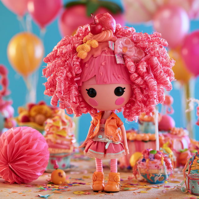 Lalaloopsy style, Midjourney V8.2, render 3 of 4
