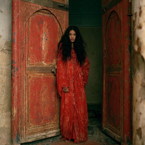 Lalla Essaydi style (Photographers), Midjourney V8.2