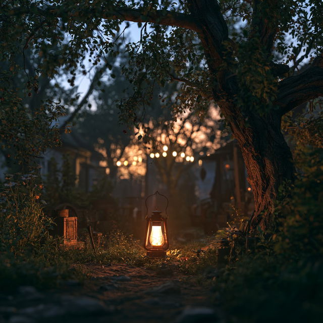 Lantern-lit style, Midjourney V8.2, render 3 of 4