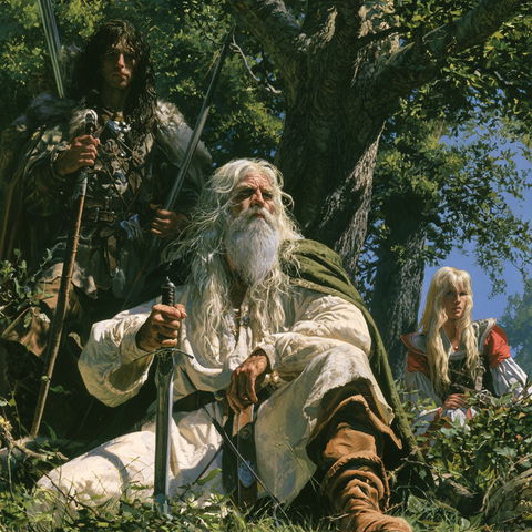 Larry Elmore style (Illustrators), Midjourney V8.2